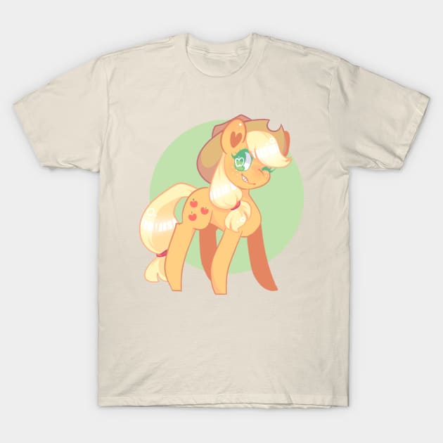 Applejack Wink T-Shirt by AshieBaby